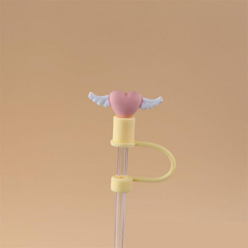 Κάλυμμα σκόνης βύσματος άχυρου σιλικόνης 7mm-8mm για ανοξείδωτο ατσάλι άχυρο γυαλί άχυρο Cartoon Dust Cap Straw Εργαλεία σφράγισης