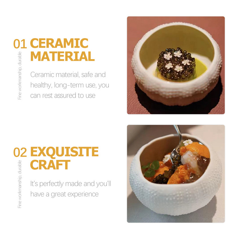 Keramička posuda Posuda za posluživanje Posuda za predjelo Zdjele za kavijar Posuđe Držači za umak