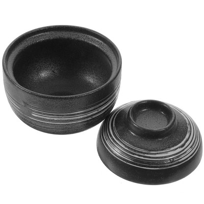 Keraminiai troškinimo puodai, patiekiami dubenys, pramoginiai daugiafunkciniai garų makaronai su dideliu dangčiu