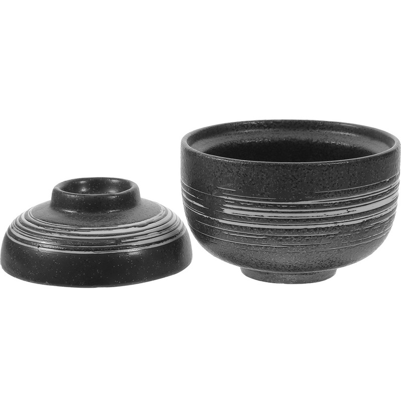 Keraminiai troškinimo puodai, patiekiami dubenys, pramoginiai daugiafunkciniai garų makaronai su dideliu dangčiu