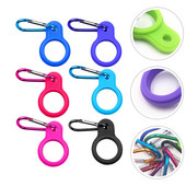 Veekeetja pandla silikoonklambrid joogipandlad välitingimustes karabiin seljakott veepudel Mugavad karabiinid reisimine