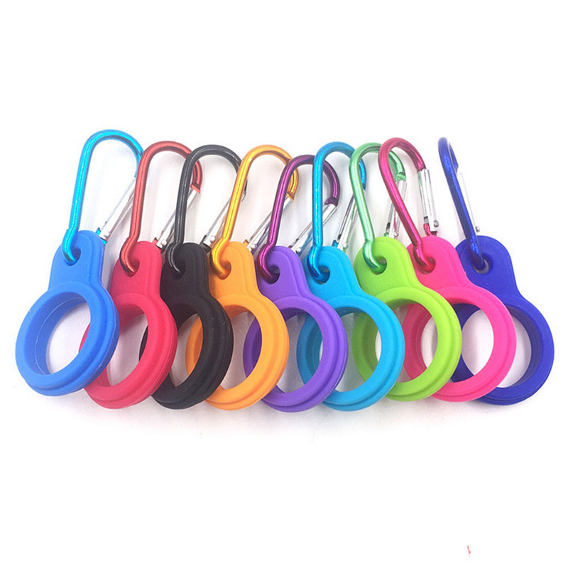 Veekeetja pandla silikoonklambrid joogipandlad välitingimustes karabiin seljakott veepudel Mugavad karabiinid reisimine