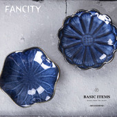 FANCITY Kūrybiška japoniško stiliaus krosnis paversta keramikos skonio indas, užkandžių patiekalas, viešbučio restoranas, karšto puodo padažo patiekalas, panirimas