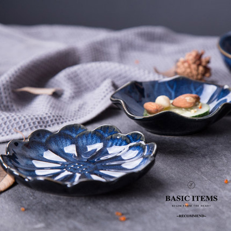 FANCITY Kūrybiška japoniško stiliaus krosnis paversta keramikos skonio indas, užkandžių patiekalas, viešbučio restoranas, karšto puodo padažo patiekalas, panirimas