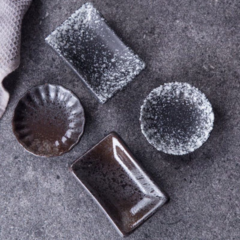 FANCITY japoniško stiliaus keraminiai smulkūs indai, indai, acto indai, sojos padažo indai, kūrybingi prieskonių patiekalai, vakarienės patiekalas