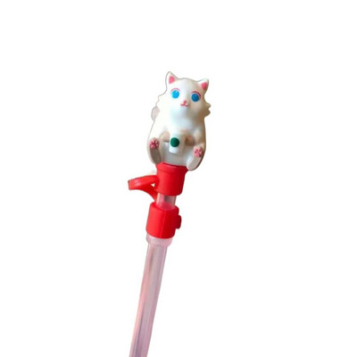 Silikoonist multifilmi kõrreotsad kate korduvkasutatav pehme pritsmekindel joogitolmukork Tolmukindel õhukindel õlekork, lapsed täiskasvanud