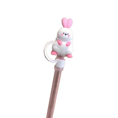 Silikoonist multifilmi kõrreotsad kate korduvkasutatav pehme pritsmekindel joogitolmukork Tolmukindel õhukindel õlekork, lapsed täiskasvanud