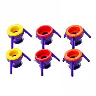 6 vnt. apversto buteliuko dangtelio laikiklio šampūno laikiklis nepralaidus dangtelio stovo įtaisas Daugiafunkcis, praktiškas, patogus kūrybingas