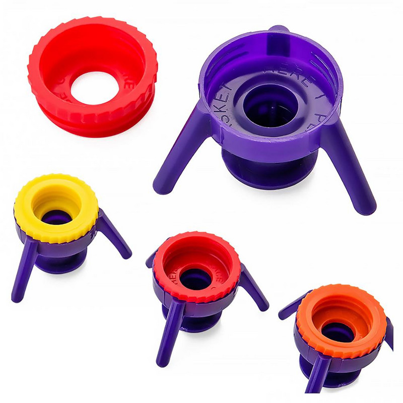 6 vnt. apversto buteliuko dangtelio laikiklio šampūno laikiklis nepralaidus dangtelio stovo įtaisas Daugiafunkcis, praktiškas, patogus kūrybingas