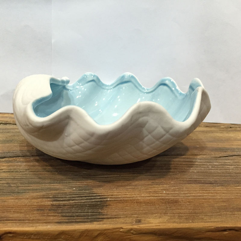 „Shell“ papuošalų indas Keraminis papuošalų padėklas Stalinis papuošalų dėklas namų stalui Žiedai Apyrankės Auskarai Organizatorius