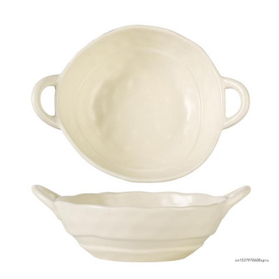 500 ml keraminis salotų dubuo su rankena Virtuvinė sriubos makaronų dubuo makaronų vaisių lėkštė Stalo reikmenys Mikrobangų krosnelė Keptuvė