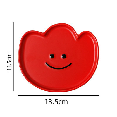 OuQIII parduotuvė Keraminės lėkštės Desertinis patiekalas Stalo reikmenys Debesis Tulpės Sūris Saldainiai Animaciniai filmukai Šuo Meška Mielos lėkštės vakarienei