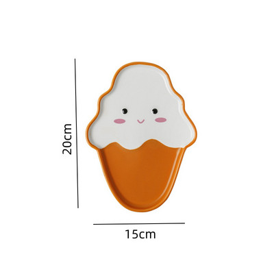 OuQIII parduotuvė Keraminės lėkštės Desertinis patiekalas Stalo reikmenys Debesis Tulpės Sūris Saldainiai Animaciniai filmukai Šuo Meška Mielos lėkštės vakarienei