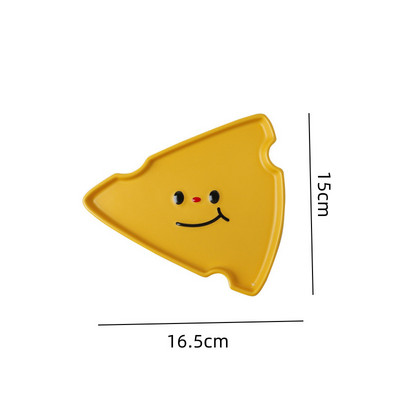 OuQIII parduotuvė Keraminės lėkštės Desertinis patiekalas Stalo reikmenys Debesis Tulpės Sūris Saldainiai Animaciniai filmukai Šuo Meška Mielos lėkštės vakarienei