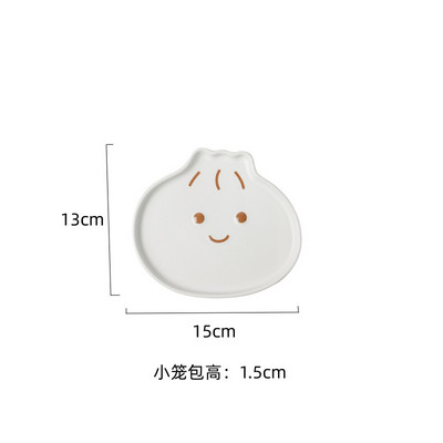 OuQIII parduotuvė Keraminės lėkštės Desertinis patiekalas Stalo reikmenys Debesis Tulpės Sūris Saldainiai Animaciniai filmukai Šuo Meška Mielos lėkštės vakarienei