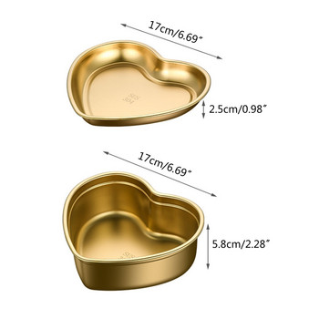 85LA Vaikiški pietų lėkštės kūdikių maisto papildų dubuo kūdikiams širdies formos indai