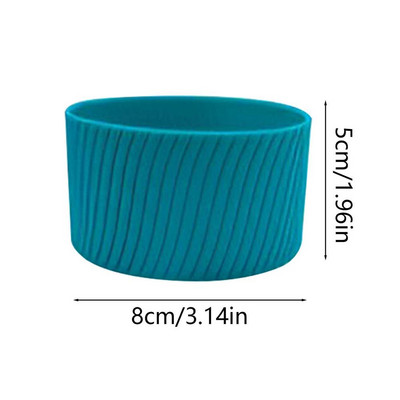 Silikoonist tassi varrukas korduvkasutatav kruus alusalus, kuuma joogi kohvi varrukas, kuumakindel kruusikaitse kööginõude tarvikud