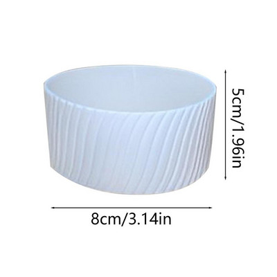 Silikoonist tassi varrukas korduvkasutatav kruus alusalus, kuuma joogi kohvi varrukas, kuumakindel kruusikaitse kööginõude tarvikud