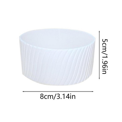 Silikoonist tassi varrukas korduvkasutatav kruus alusalus, kuuma joogi kohvi varrukas, kuumakindel kruusikaitse kööginõude tarvikud