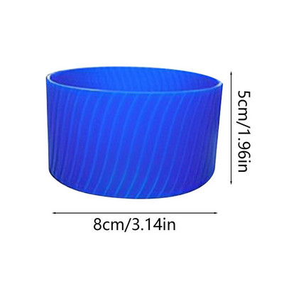 Silikoonist tassi varrukas korduvkasutatav kruus alusalus, kuuma joogi kohvi varrukas, kuumakindel kruusikaitse kööginõude tarvikud