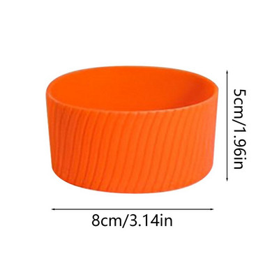 Silikoonist tassi varrukas korduvkasutatav kruus alusalus, kuuma joogi kohvi varrukas, kuumakindel kruusikaitse kööginõude tarvikud