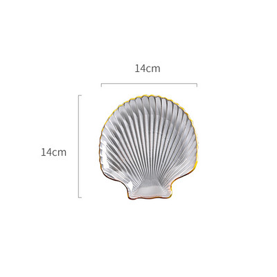 4 stilių vandenyno stiklinė vakarienės lėkštė Šiaurės šalių kūrybingas vaisių salotų dubuo padažas užkandžiai patiekalas Pnompenio šaltas daržovių dubuo