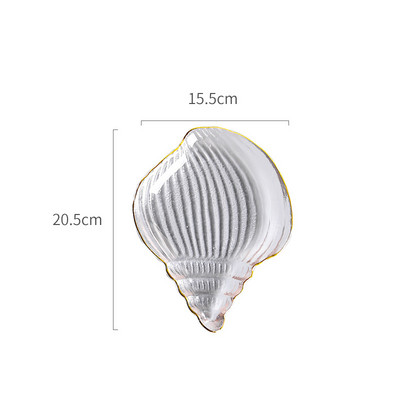 4 stilių vandenyno stiklinė vakarienės lėkštė Šiaurės šalių kūrybingas vaisių salotų dubuo padažas užkandžiai patiekalas Pnompenio šaltas daržovių dubuo