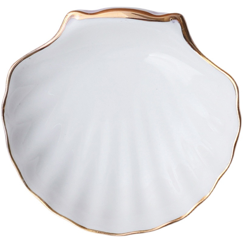 Vasă mică din ceramică cu margini aurii Farfurie cu oțet de soia pentru casă Oală fierbinte Bol pentru condimente Murături Farfurie mică Farfurie cu sos sushi