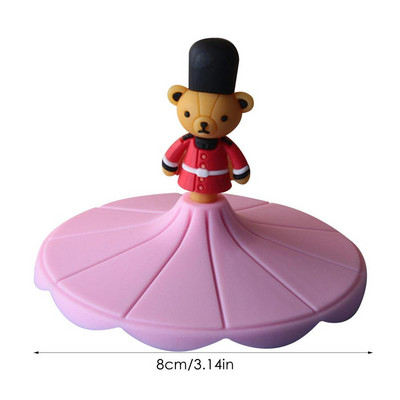 Sandarus maisto sandariklio spaustukas, silikonas, daugkartinis mielas daiktas. Lankstus tiekimo puodelis su šaukštu siurbiamas skardinės dangteliai dangteliai uždengti puodelio dangteliu