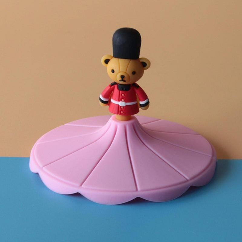 Sandarus maisto sandariklio spaustukas, silikonas, daugkartinis mielas daiktas. Lankstus tiekimo puodelis su šaukštu siurbiamas skardinės dangteliai dangteliai uždengti puodelio dangteliu