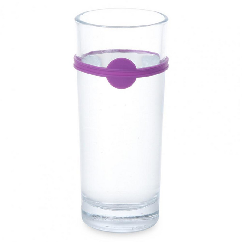 Markere pentru pahar de vin din silicon din sticlă Markere reutilizabile pentru pahar de vin din silicon pentru barul de petrecere de acasă Sticla universală durabilă S