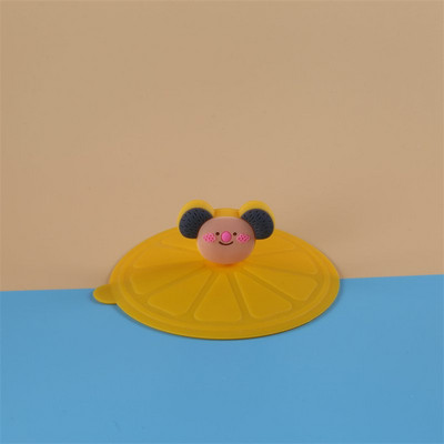 Silikoniniai dangteliai karščiui atsparūs puodelių dangteliai puodelio dangtelis su šaukšto spaustuku, dulkėms nepralaidūs hermetiški dangteliai puodeliams gėrimų puodeliai puodeliai stiklinis puodelis