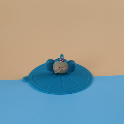 Silikoniniai dangteliai karščiui atsparūs puodelių dangteliai puodelio dangtelis su šaukšto spaustuku, dulkėms nepralaidūs hermetiški dangteliai puodeliams gėrimų puodeliai puodeliai stiklinis puodelis