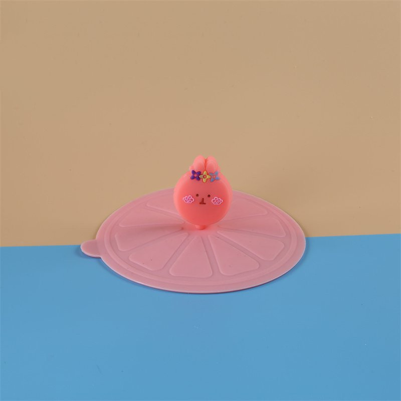 Silikoniniai dangteliai karščiui atsparūs puodelių dangteliai puodelio dangtelis su šaukšto spaustuku, dulkėms nepralaidūs hermetiški dangteliai puodeliams gėrimų puodeliai puodeliai stiklinis puodelis