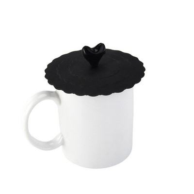 Silikoonist vee joogitopsi kaas Silikoonist tolmuvastane kausi kaane tassi tihendid klaaskruusid kuumakindlad teetassi kaaned läbimõõt 10 cm