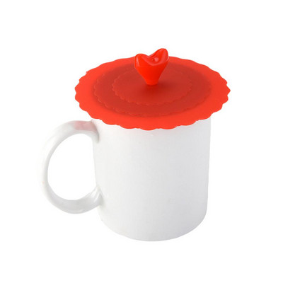 Silikoonist vee joogitopsi kaas Silikoonist tolmuvastane kausi kaane tassi tihendid klaaskruusid kuumakindlad teetassi kaaned läbimõõt 10 cm