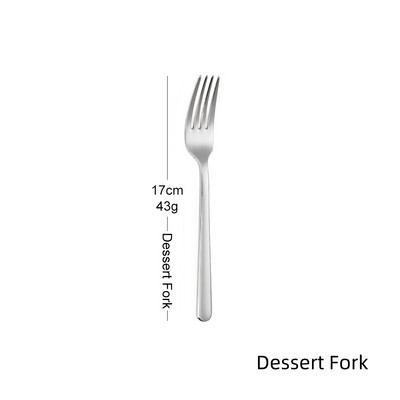 1 tk köögiriistad roostevabast terasest lääne lauanõude komplekt Söögiriistade komplekt Peegel nuga Kahvel Lusikas Elegantne sööginõu