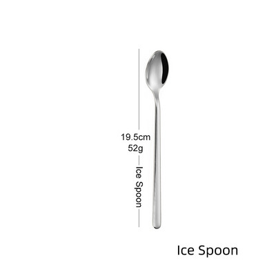 1 tk köögiriistad roostevabast terasest lääne lauanõude komplekt Söögiriistade komplekt Peegel nuga Kahvel Lusikas Elegantne sööginõu