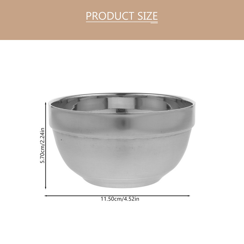 Nerūdijančio plieno ryžių dubuo Vaisiai Didelis metalinis maišymo puodas Paruošiamas virimas Daugiafunkcis virtuvės reikmenys Vaikų dubenys Salotos