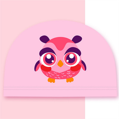 Παιδικό σκουφάκι κολύμβησης Περιποίηση μαλλιών Αναπνεύσιμη επένδυση Καπέλο κολύμβησης 3d Fitting σχέδιο Unisex Pu με επίστρωση κολυμβητικής κεφαλής Cute Print