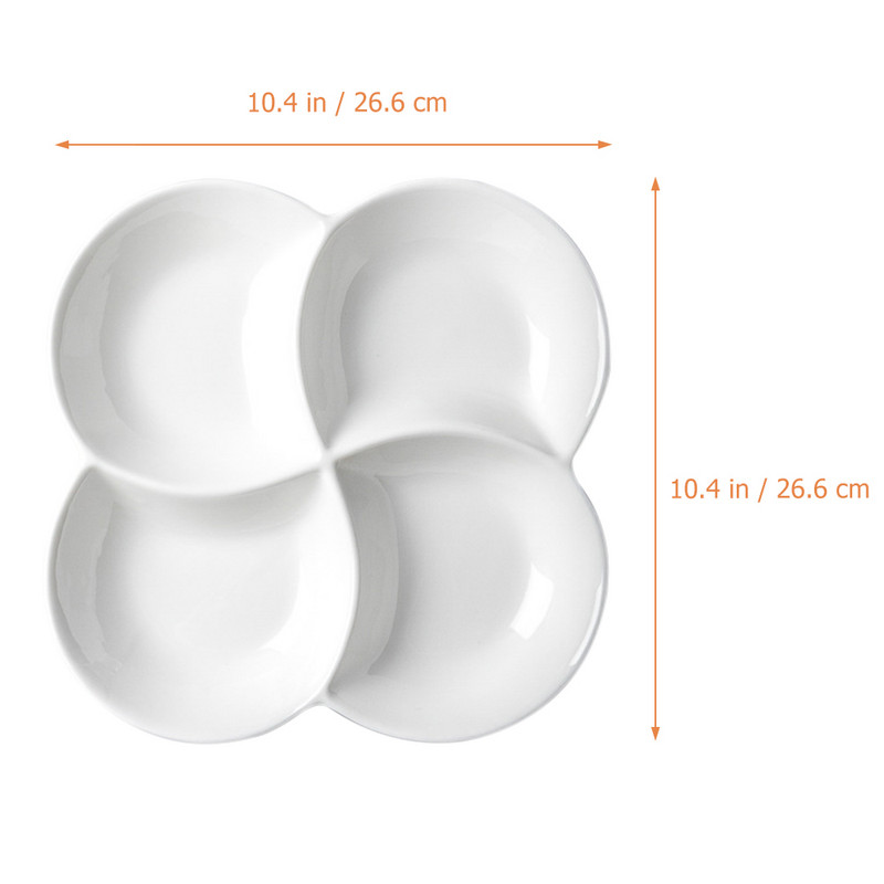 Gyümölcstartók Négyrekeszes gyümölcstálak Többcélú snack-cukorkák Háztartási élelmiszertároló Asztaltál