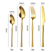 2023, veselă de masă din oțel inoxidabil, secțiune subțire, cuțit cu talie mică, set de lingură, cuțit pentru friptură de Vest, furculiță, lingură de cafea