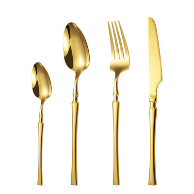 2023, veselă de masă din oțel inoxidabil, secțiune subțire, cuțit cu talie mică, set de lingură, cuțit pentru friptură de Vest, furculiță, lingură de cafea