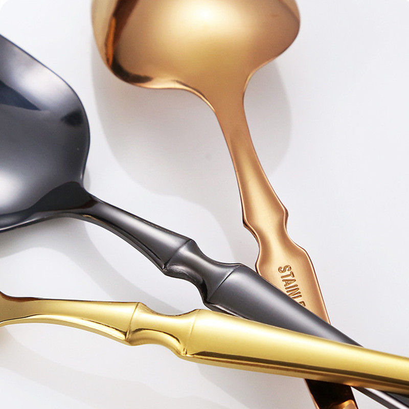 2023, veselă de masă din oțel inoxidabil, secțiune subțire, cuțit cu talie mică, set de lingură, cuțit pentru friptură de Vest, furculiță, lingură de cafea