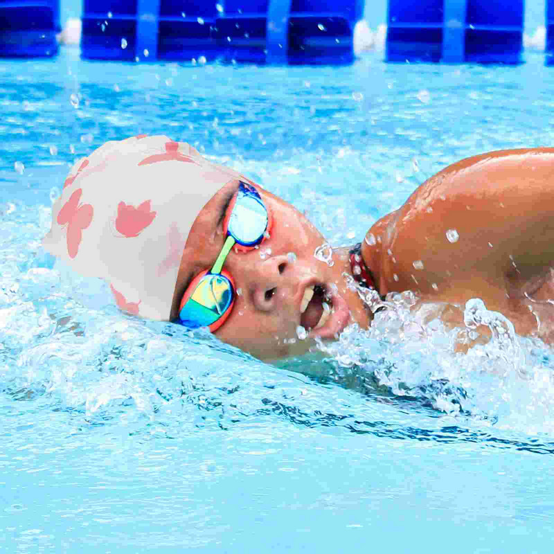 Plaukimo kepuraitė Profesionalios Kepurės Silikoninės Kepurės Suaugusiesiems Moteriškos Nedėvėjimui atsparios Ilgi Plaukai Tamprūs Fashionista