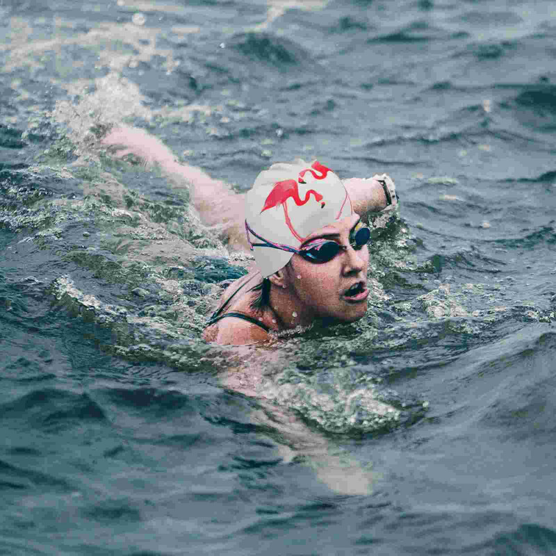 Plaukimo kepuraitė Profesionalios Kepurės Silikoninės Kepurės Suaugusiesiems Moteriškos Nedėvėjimui atsparios Ilgi Plaukai Tamprūs Fashionista