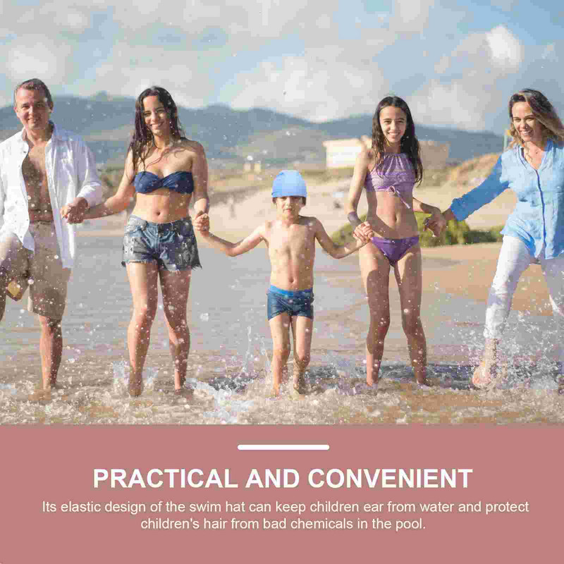 Σιλικόνη μαγιό Παιδικό Κεφάλι για Άντρες Καρτούν Καπέλο Προστατευτικό Κεφαλής Ζώων Σχεδιασμός Παιδικά Καπέλα Παιδικά Ελαστικά