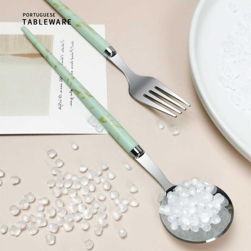 Stalo įrankių rinkinys Universalus Aukštos kokybės nešiojamas Stilingas Lengvas naudoti Tylus Tylus Indai Virtuvė Madinga Auksinė tekstūra Patogi