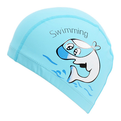 Laste ujumismütsid Multifilmi PU-kattega ujumisriidemüts Elastne Veekindel Pehme Mugav Keskkonnasõbralik Naiste Aksessuaarid