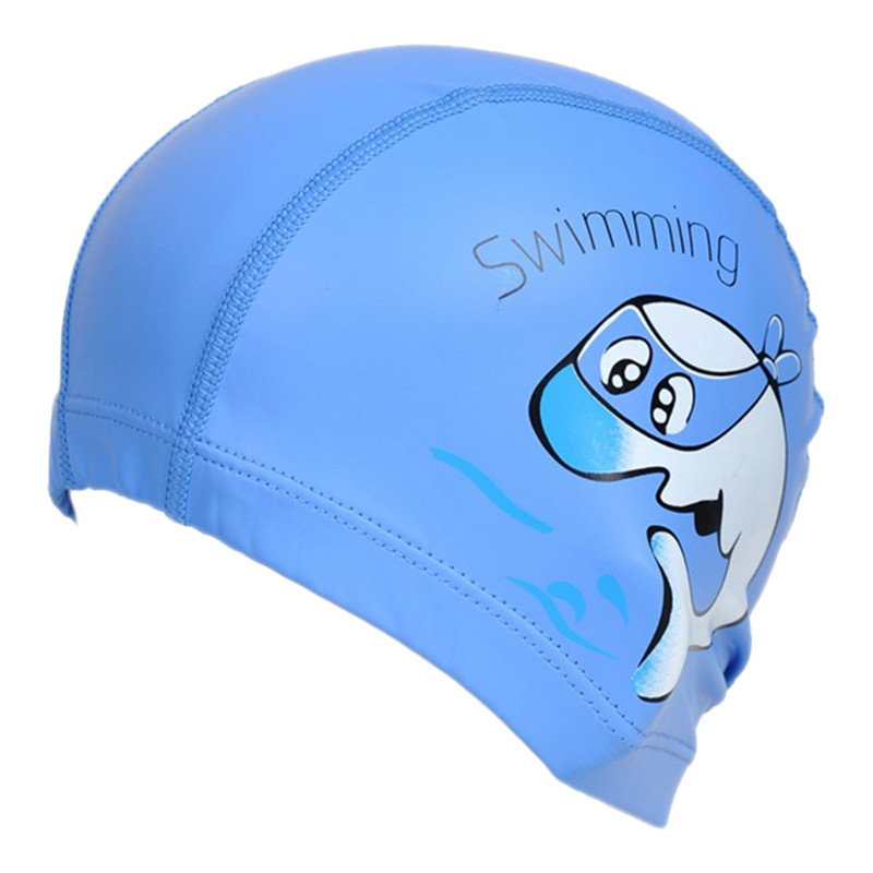 Laste ujumismütsid Multifilmi PU-kattega ujumisriidemüts Elastne Veekindel Pehme Mugav Keskkonnasõbralik Naiste Aksessuaarid